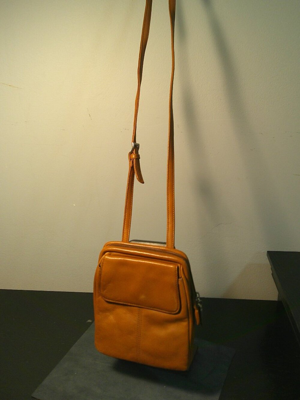 HOBO Light Brown Crossbody Leather Purse